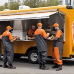 Fastfood Mittagspause Arbeit Hektik Stress Magenprobleme Gesundheit 01