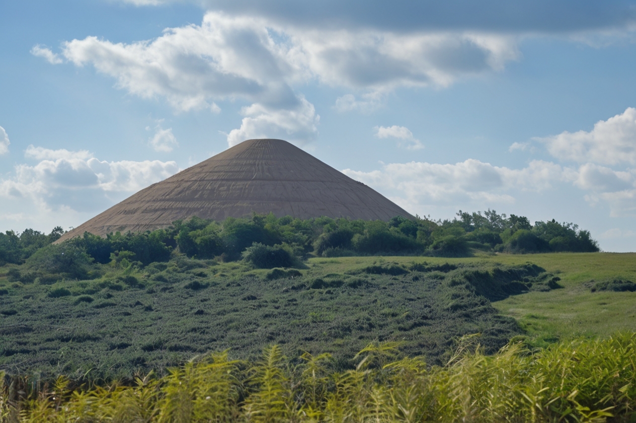 Abraumhalde Sangerhausen Bergbau Wandern Erlebnis Sachsen Anhalt