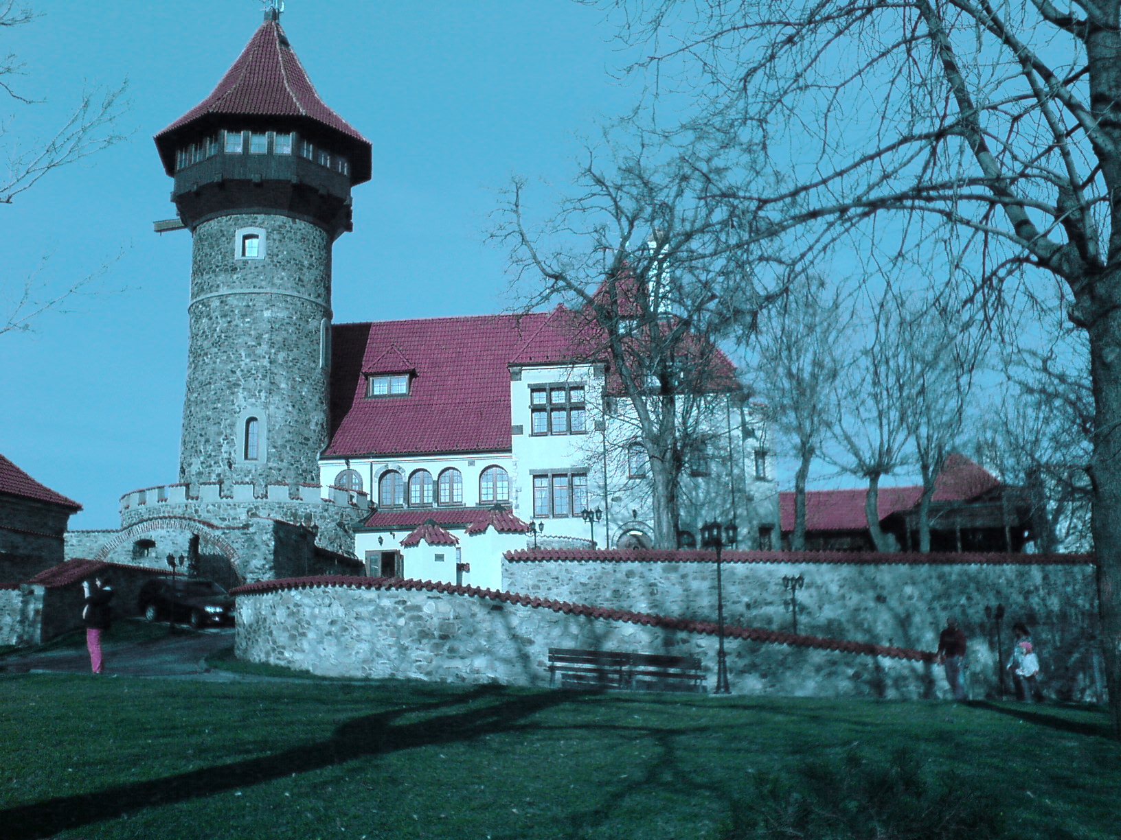 Burg Hnevin Most Tschechien