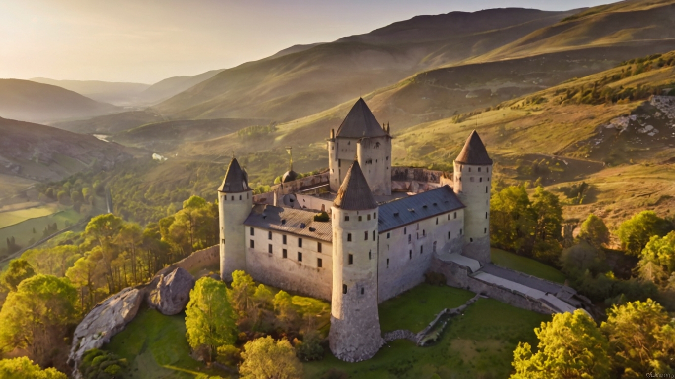 Ronneburg Landschaft Burg