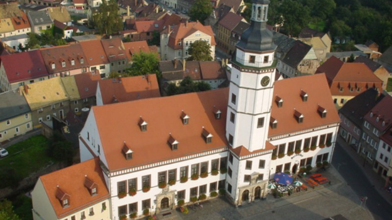 Sw Rathaus Pegau Sachsen Leipzig