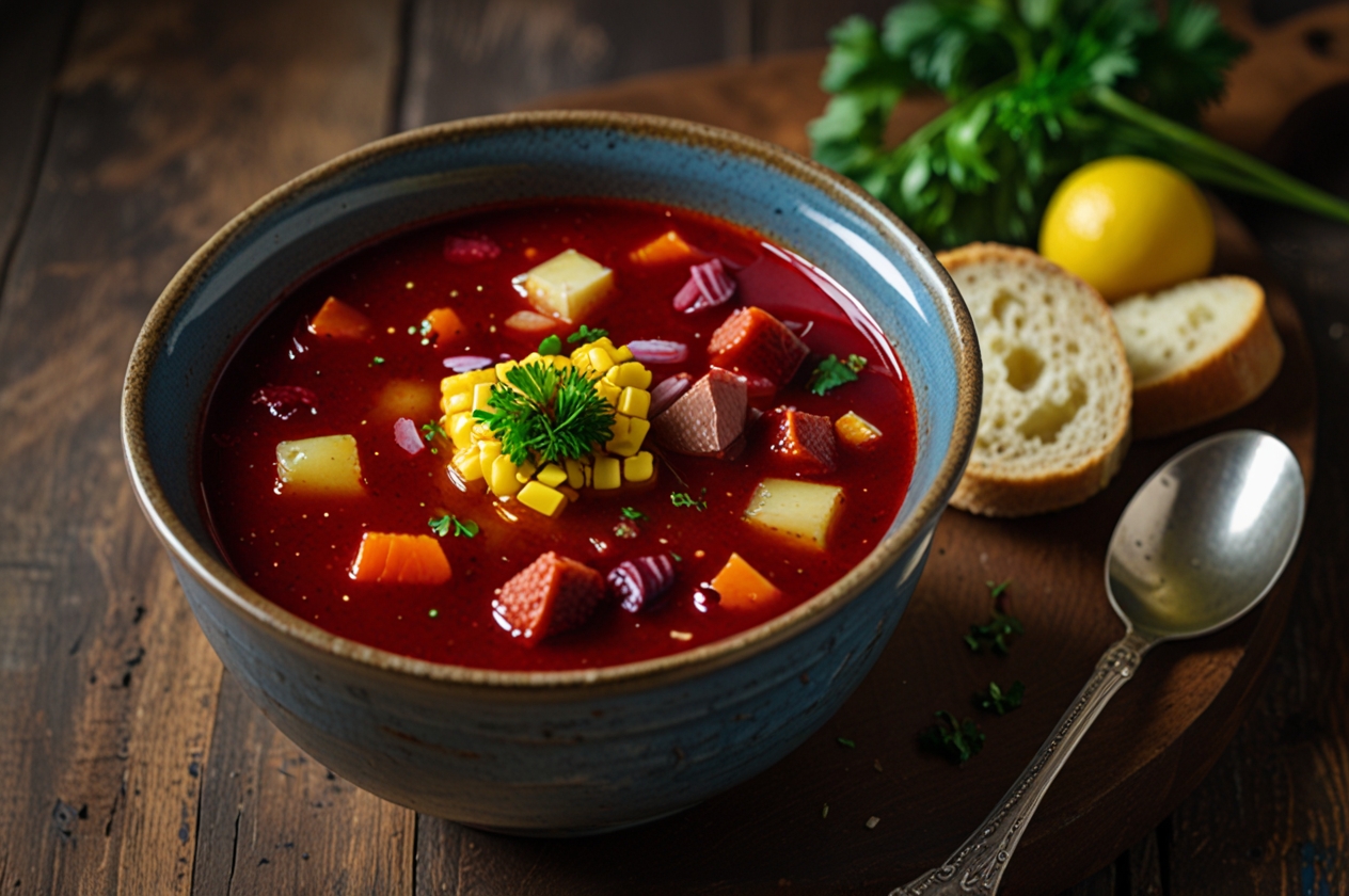 Borschtsch Suppe Rote Bete Osteuropa