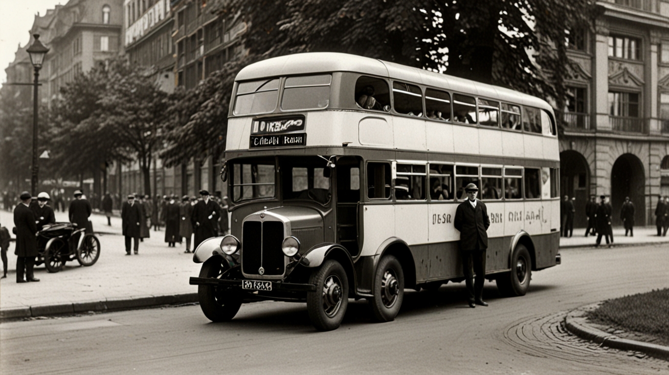 Personennahverkehr Geschichte Busse Bahn Berlin 1900