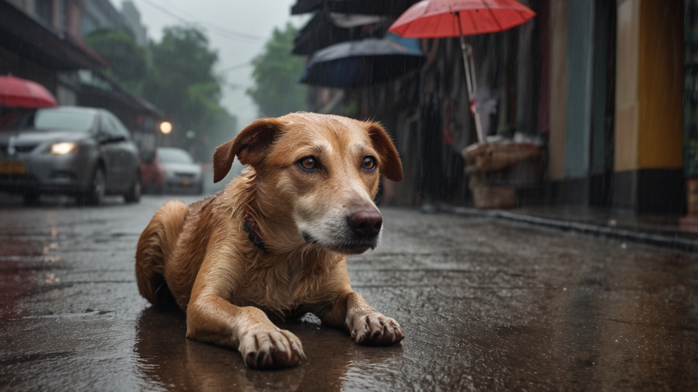 Strassenhund Sorgen Botschafter Sprichwort