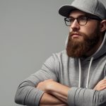 Sw Basecap Brille Bart Einheitslook