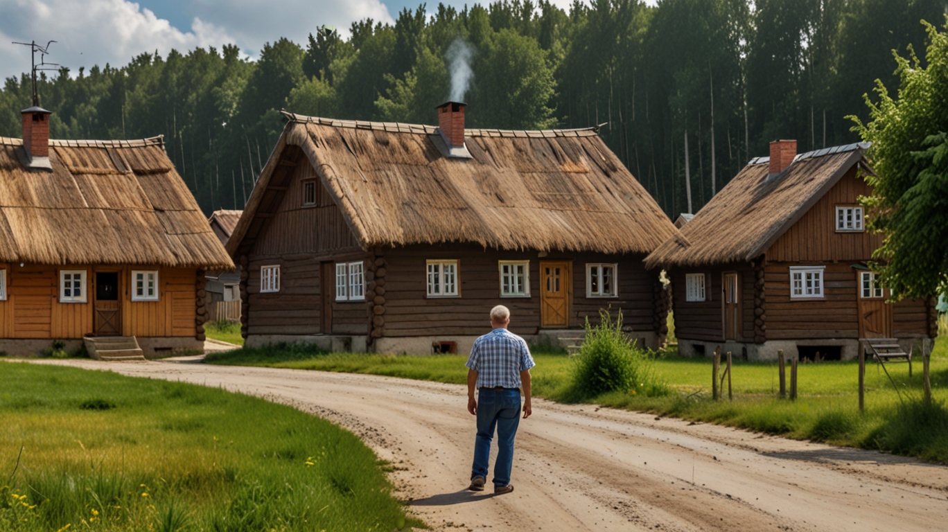Sw Landleben Dorf Europa Tradition Gesellschaft 1