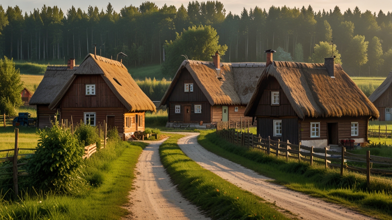 Sw Landleben Dorf Europa Tradition Gesellschaft 6