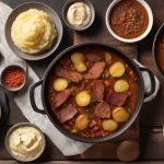 Balkanpfanne Cevapcici Hackfleisch Balkan Karpaten Bohnen