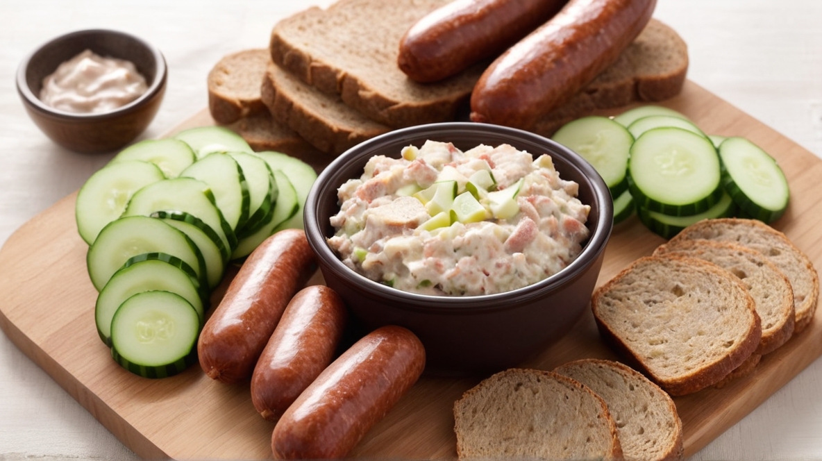 Karpatenvesper Brotzeit Slavisch Karpaten Mahlzeit Snack Elsteraue