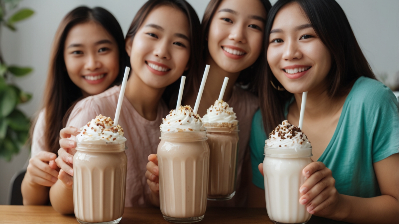 Sw Asien Drinks Milchshake Fruchtsaft Tee