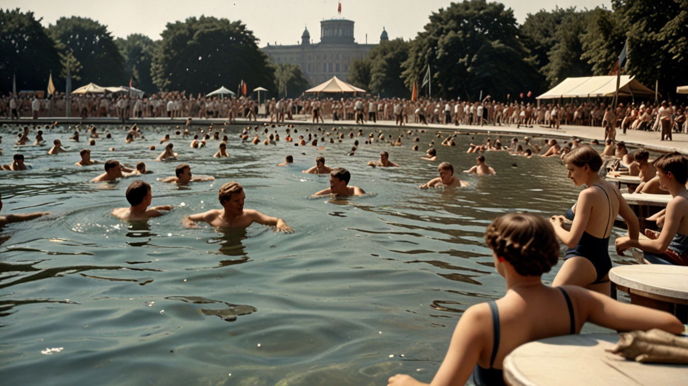 Sw Badesaison Stadtbad Waldbad Seebad