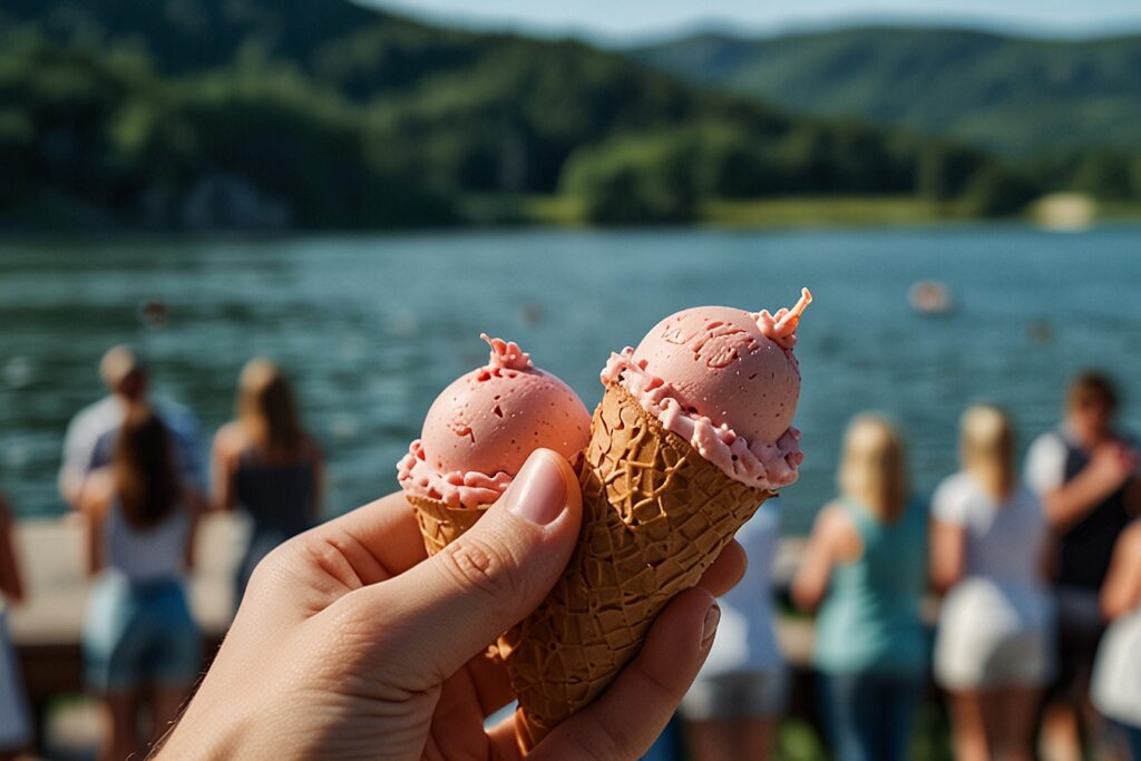 Sf schokofinale speiseeis softeis eiscafe