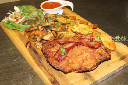 Karpatenschnitzel gastronomie genuss lecker